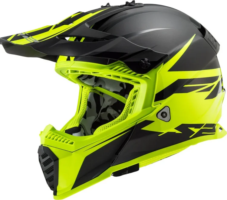 Мотошлем для мотокросса и эндуро LS2 MX437 Fast Evo Roar