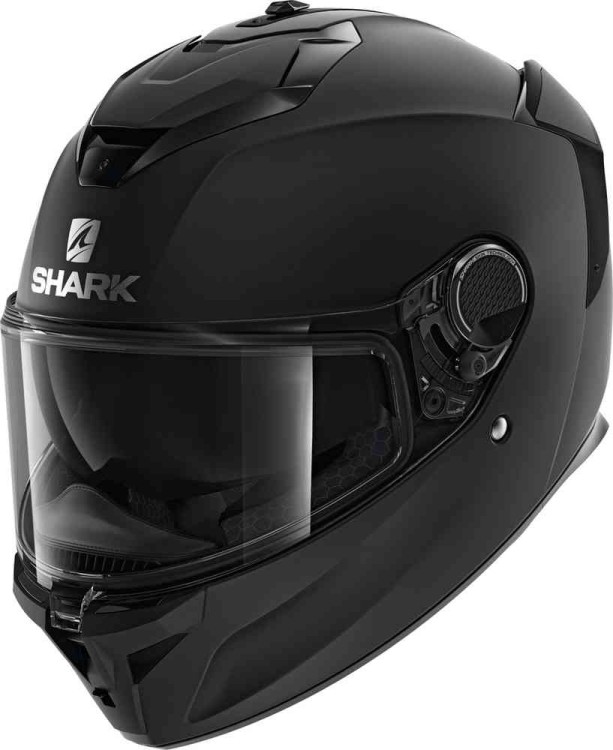Мотошлем интеграл Shark Spartan GT Blank Черный матовый HE7051E-KMA-S