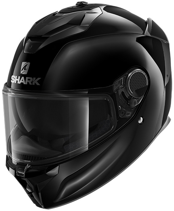 Мотошлем интеграл Shark Spartan GT Blank 2023 Черный HE7065E-BLK-XS