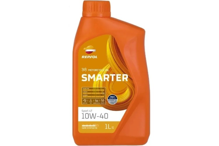Масло моторное REPSOL SMARTER SPORT 4T MA2 API SL полусинтетика 1л