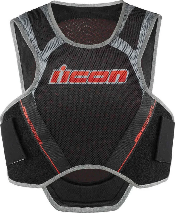 Мотозащита Icon Field Armor Softcore Черный/Красный 27020277