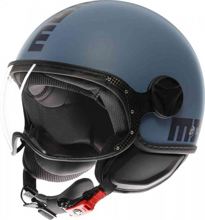 Мотошлем открытый MOMO FGTR Classic Mono Матовый синий 184A7001-006-XS