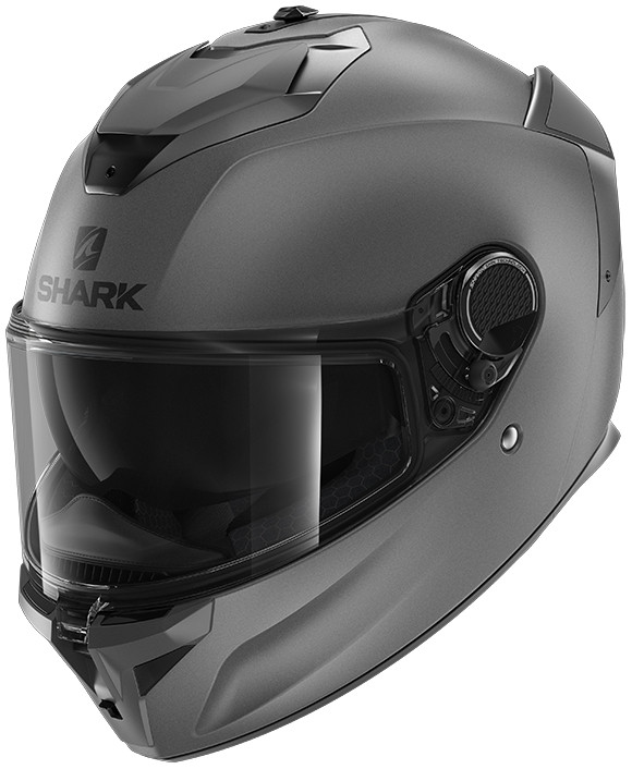 Мотошлем интеграл Shark Spartan GT Blank 2023 Матовый серый HE7066E-AMA-M