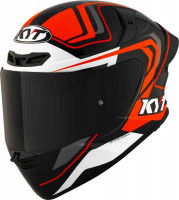 Мотошлем интеграл KYT TT-Revo Overtech Черный/Оранжевый Y6TR0001.2