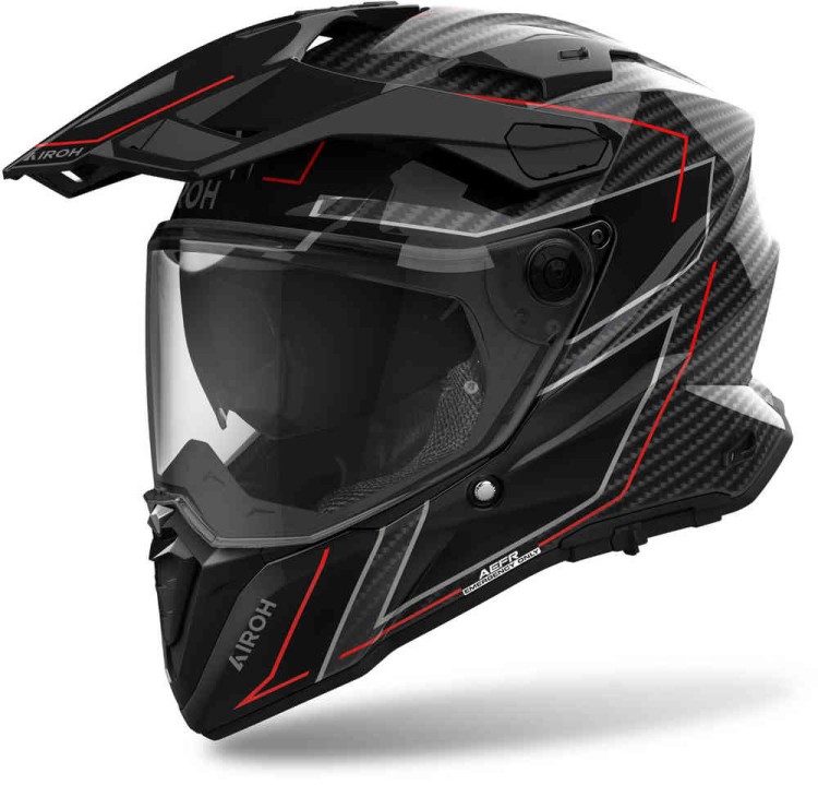 Мотошлем для мотокросса и эндуро Airoh Commander 2 Stylish Full Carbon