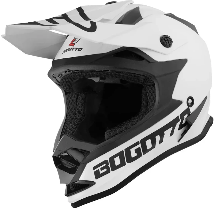 Мотошлем для мотокросса и эндуро Bogotto V321 Solid