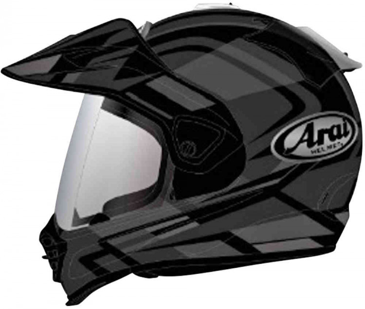 Мотошлем для мотокросса и эндуро Arai Tour-X5 Discovery Черный/Серый 8008933016