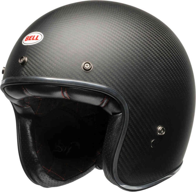 Мотошлем открытый Bell Custom 500 Carbon Solid