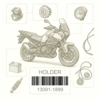 13091-1899 HOLDER, Kawasaki Номер детали 13091-1899, 130911899