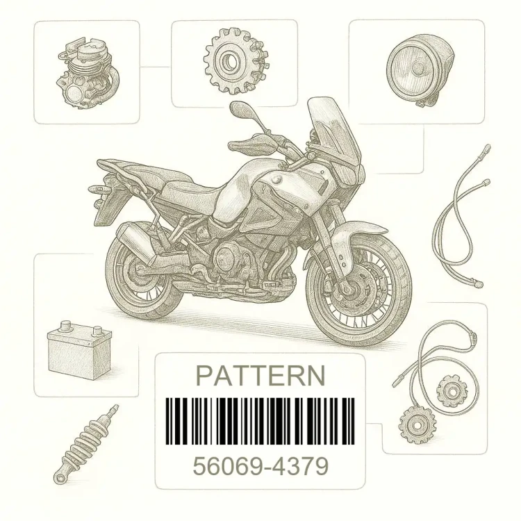 56069-4379 PATTERN,RR WHEEL,ORG,, Kawasaki Номер детали 56069-4379, 560694379