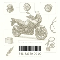 34L-83350-20-00 Реле периодической последовательности импульсов, Yamaha Номер детали 34L-83350-20-00, 34L833502000, 34L-83350-20, 34L8335020, 34L 83350 20