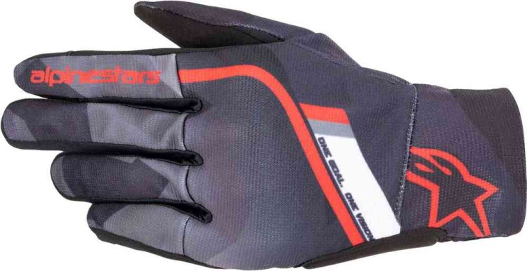 Мотоперчатки для города, спорта и туринга Alpinestars Reef Черный/Серый/Красный 3569020-1343-2XL