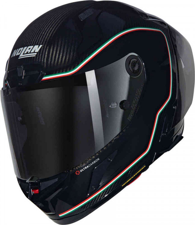 Мотошлем интеграл Nolan X-804 RS Ultra Carbon Asso Di Picche Черный/Белый/Красный/Зеленый X840008603419