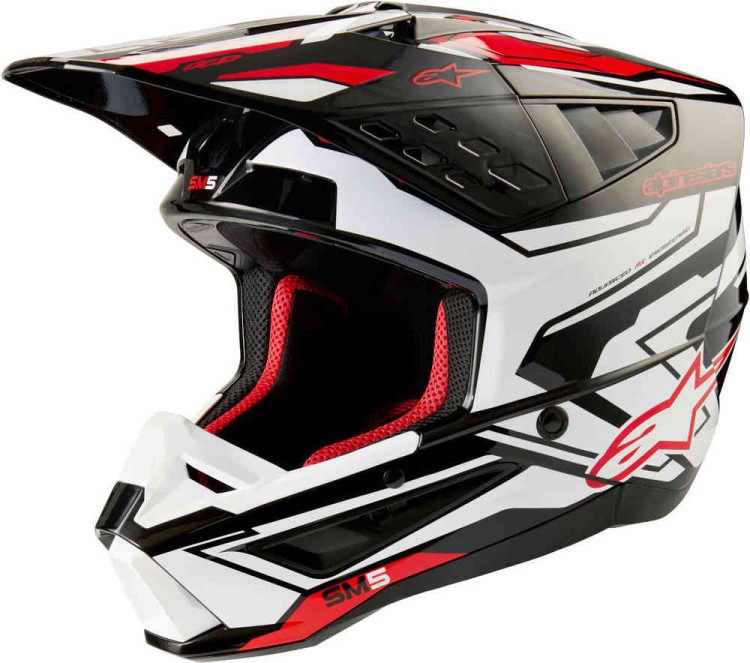 Мотошлем для мотокросса и эндуро Alpinestars S-M5 Action 2 2024