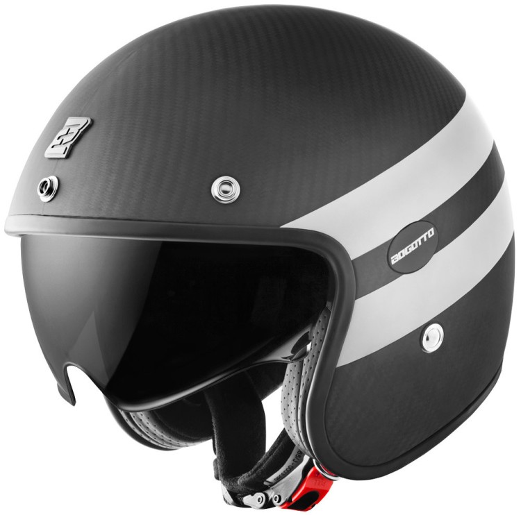 Мотошлем открытый Bogotto V587 Crono Carbon