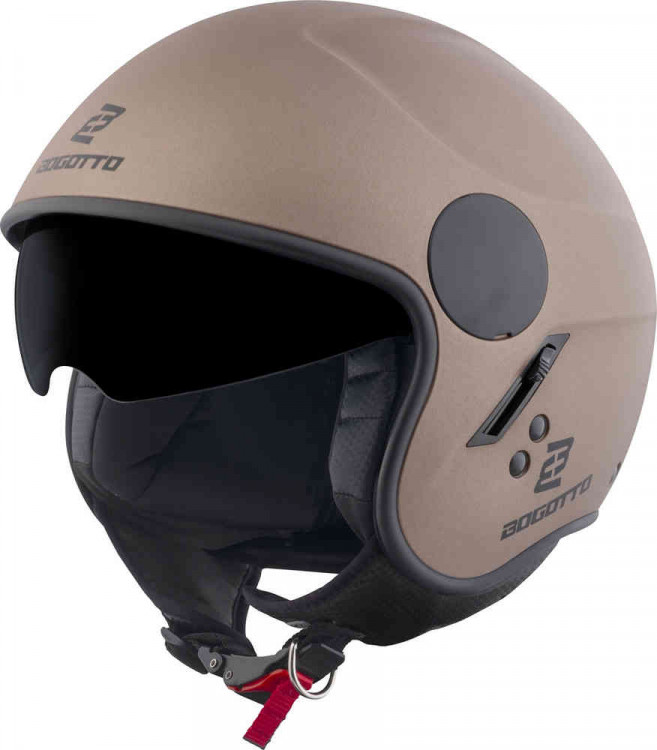 Мотошлем открытый Bogotto H595 SPN Матовый коричневый BGT-05-MH-085-140-S