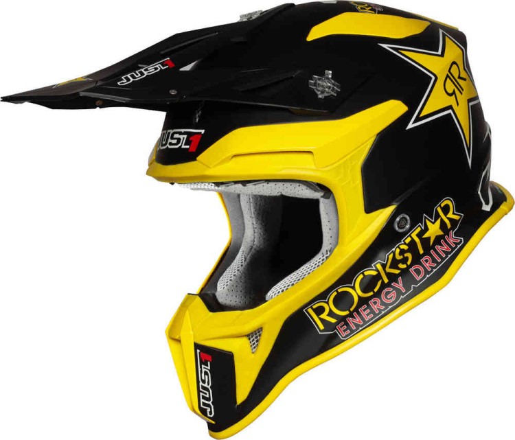 Мотошлем для мотокросса и эндуро Just1 J18 Rockstar MIPS