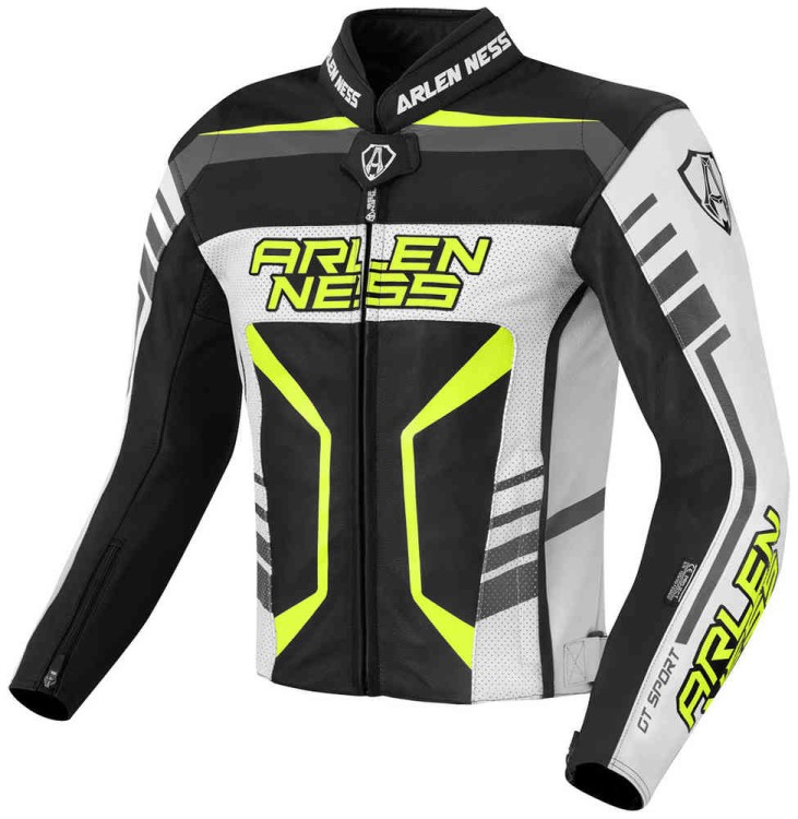 Мотокуртка кожаная мужская Arlen Ness Rapida 2
