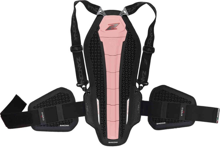 Мотозащита Zandona Hybrid Back Pro RS X7 розовый 1307RSPKUNBK