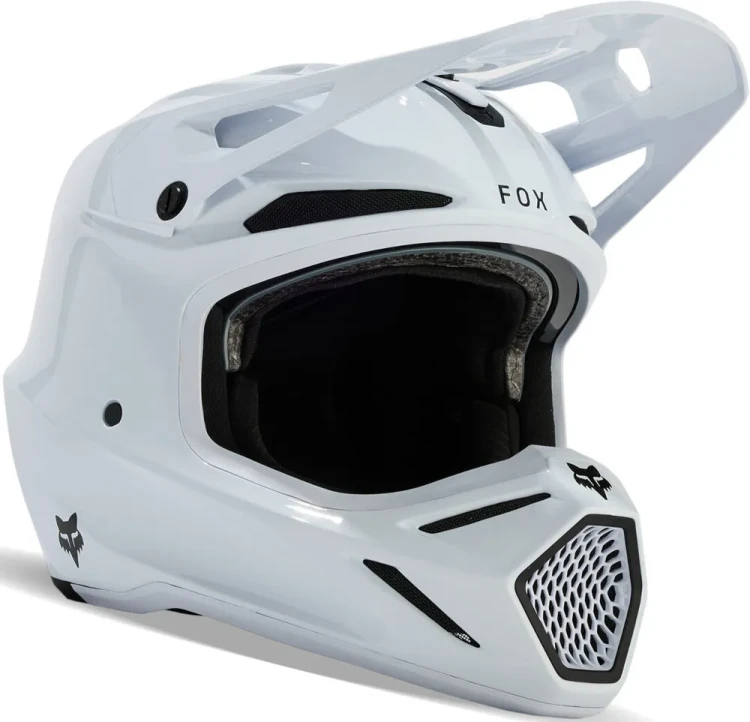 Мотошлем для мотокросса и эндуро FOX V3 RS Carbon Solid MIPS