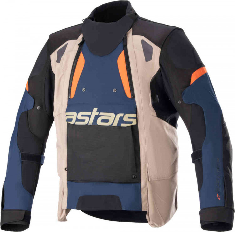 Мотокуртка текстильная мужская Alpinestars Halo Drystar Синий/Бежевый 3204822-7194-S