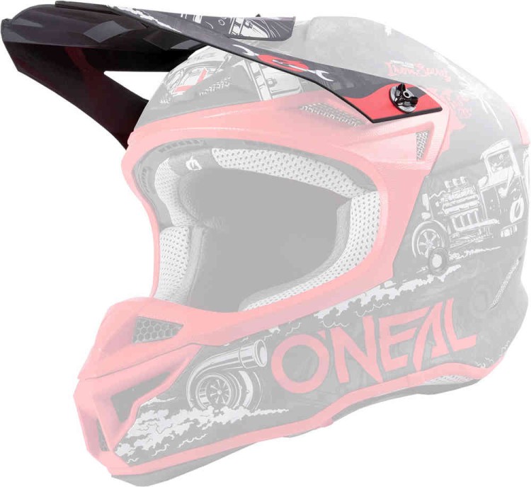 Oneal 5Series Polyacrylite HR Черный/Красный 0628-130