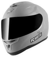 Мотошлем интеграл FC-Moto FF114B Серый FCM-17-MH-034-110-S