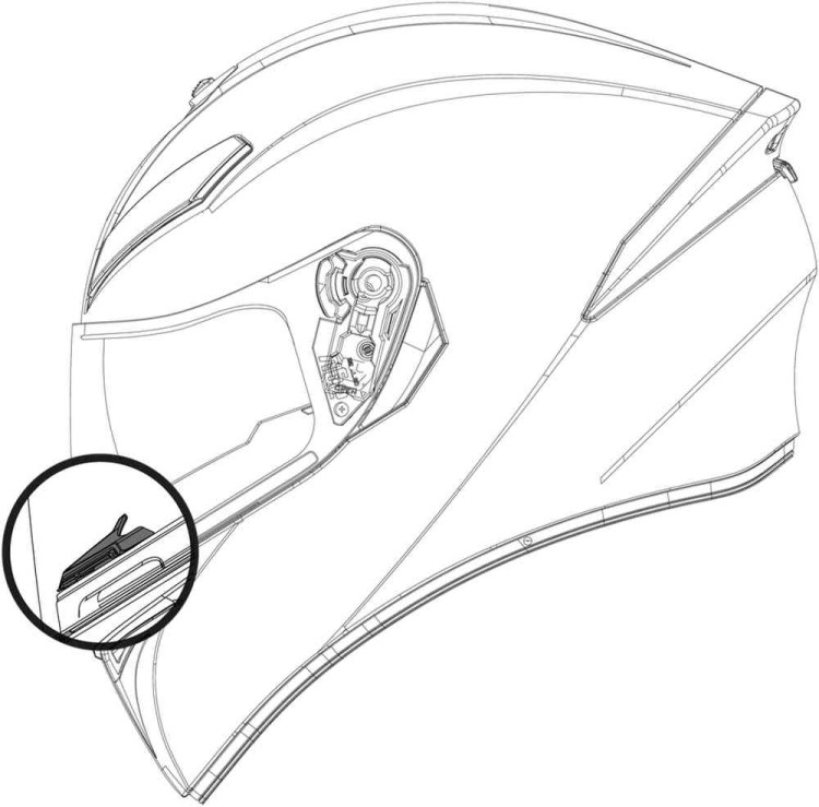 AGV K-1 / K-3 SV / K-5  KIT03014-999-N