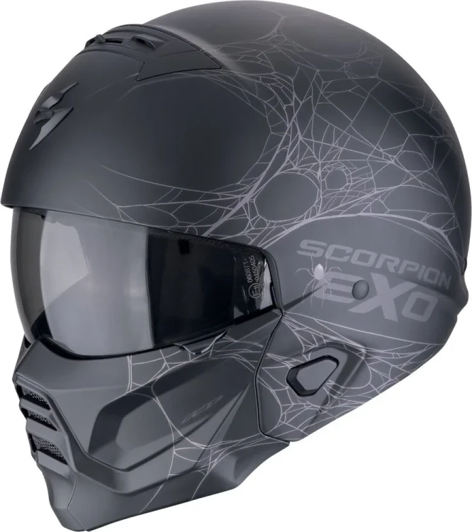 Мотошлем открытый Scorpion EXO Combat II Spiderweb