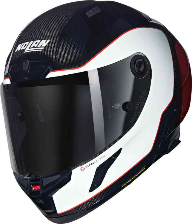 Мотошлем интеграл Nolan X-804 RS Ultra Carbon Asso Di Picche Черный/Красный/Белый X840008603439