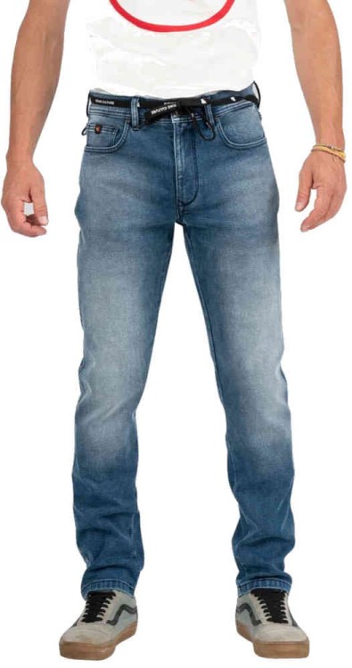 Мотоштаны текстильные мужские Riding Culture Tapered Slim Light Blue