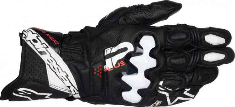 Мотоперчатки для города, спорта и туринга Alpinestars Gp Plus R V3 Черный/Белый 3550825-12-S