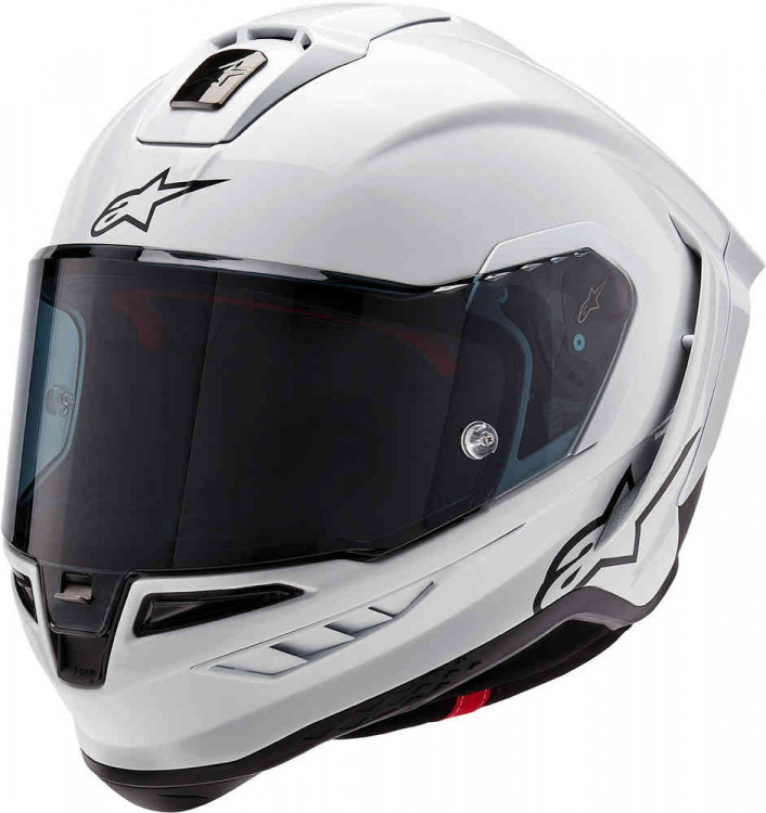 Мотошлем интеграл Alpinestars Supertech R10 Carbon Белый 8200124-2170-XS