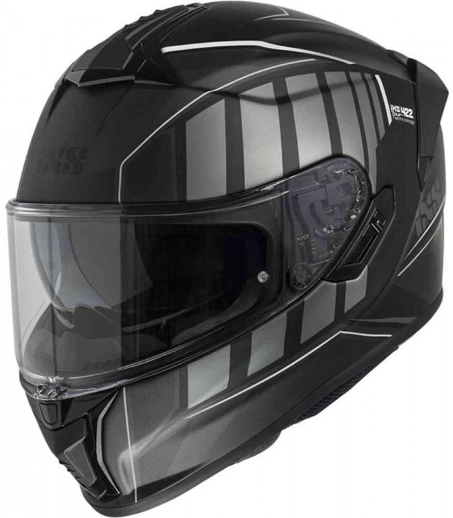 Мотошлем интеграл IXS iXS422 FG 2.16 SV Черный матовый/Серый X15060-M39-XS