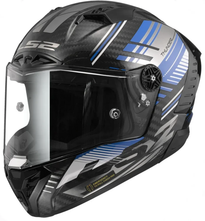Мотошлем интеграл LS2 FF805 Thunder Volt Carbon