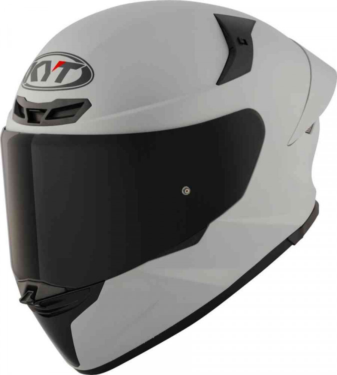 Мотошлем интеграл KYT TT-Revo Plain Светло-Серый Матовый Y6TR00X2.2