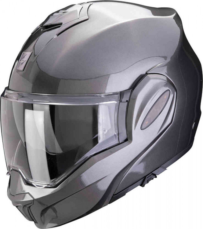 Мотошлем модуляр Scorpion Exo-Tech Evo Pro Solid Серый 119-100-337-06