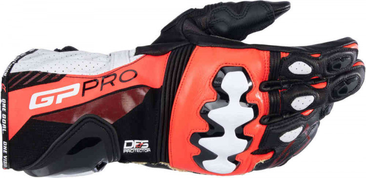 Мотоперчатки для города, спорта и туринга Alpinestars GP Pro R4 Черный/Красный 3556724-1321-S