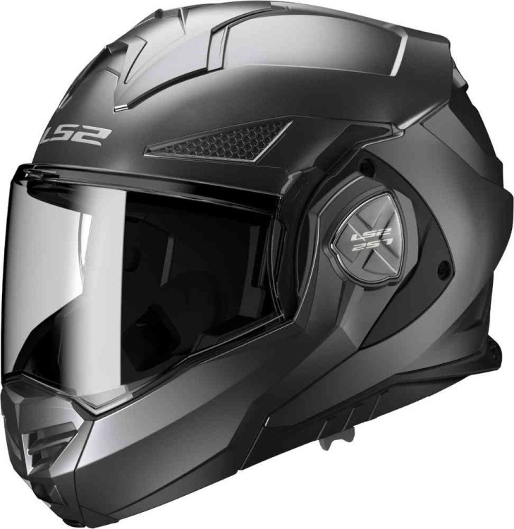 Мотошлем модуляр LS2 FF901 Advant X Solid Матовый титановый 569011007XS