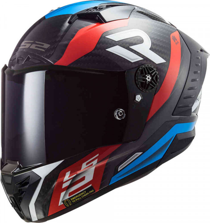 Мотошлем интеграл LS2 FF805 Thunder Supra 06 Carbon  168058532XS
