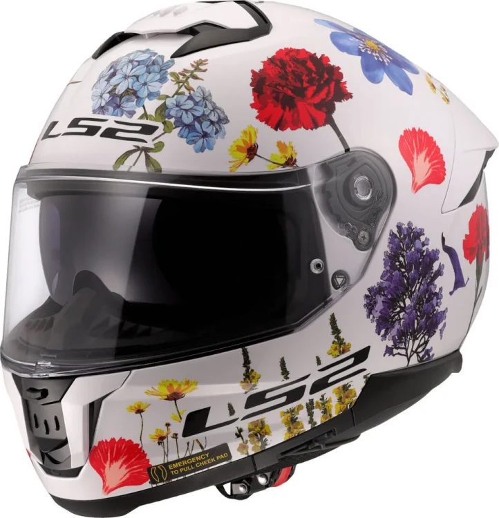 Мотошлем интеграл LS2 FF808 Stream II Flowers