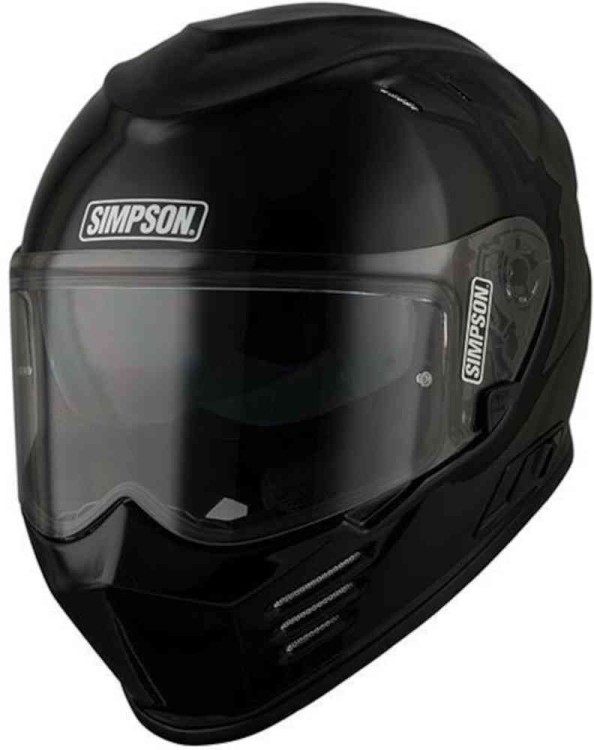 Мотошлем интеграл Simpson Venom Solid 06 Черный 18600-XS-103