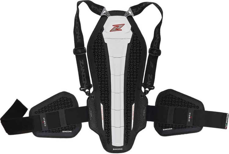 Мотозащита Zandona Hybrid Back Pro RS X7 Черный/Белый 1307RSWEUNBK
