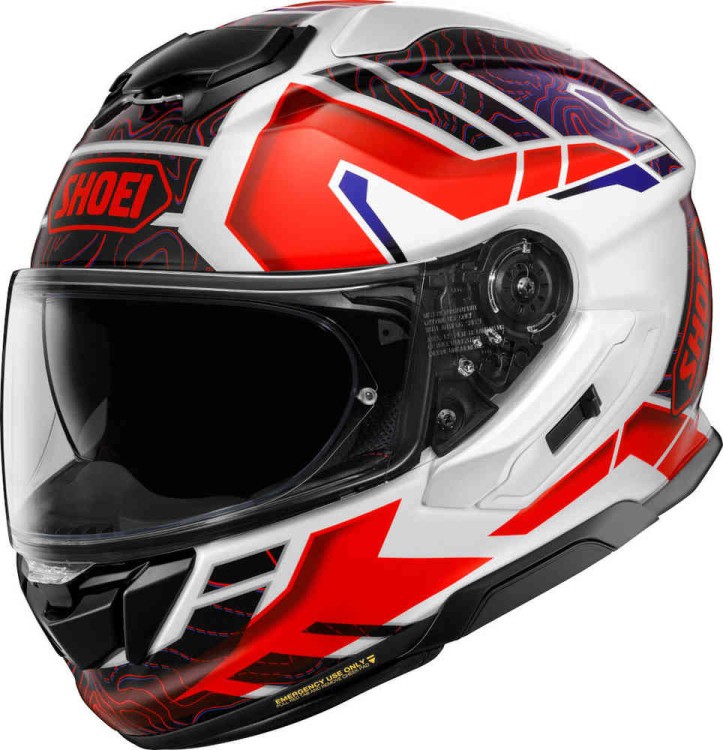 Мотошлем интеграл Shoei GT-Air 3 Hike Белый/Красный/Синий 11 20 110 5
