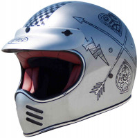 Мотошлем для мотокросса и эндуро Premier Trophy MX NX Chromed  PR9TRM04-L