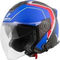 Мотошлем открытый Bogotto H586 BT Illus