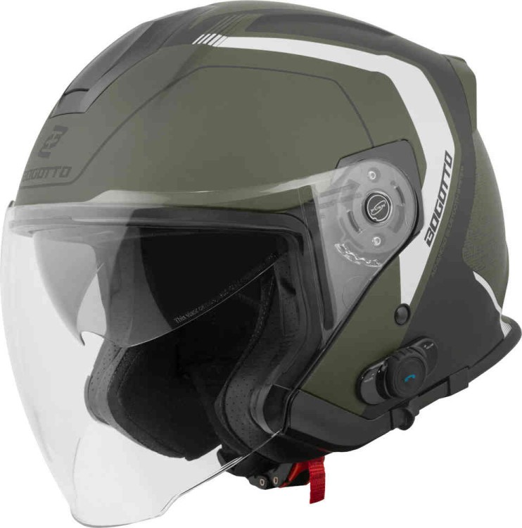 Мотошлем открытый Bogotto H586 BT Illus