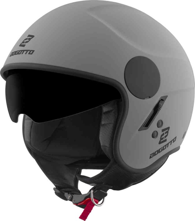 Мотошлем открытый Bogotto H595 SPN Матовый серый BGT-05-MH-085-50-XS