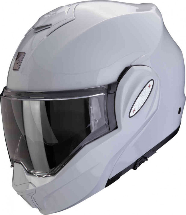 Мотошлем модуляр Scorpion Exo-Tech Evo Pro Solid Светло-серый 119-100-33-03