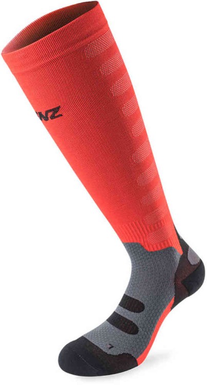 термобелье - носки Lenz Compression 1.0 Красный 135-66